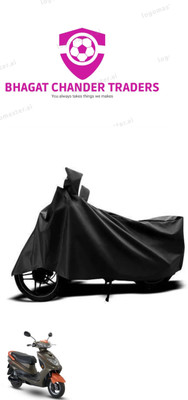 bhagat chander traders Waterproof Two Wheeler Cover for Okinawa(Ridge Plus, Black)