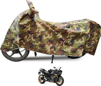 Euro Care Waterproof Two Wheeler Cover for Yamaha(YZF R1, Black)
