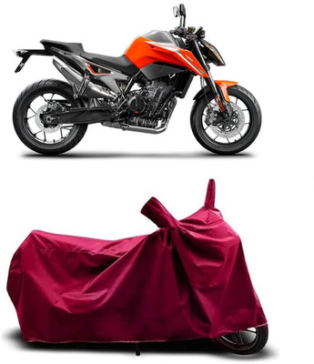 Coxtor Waterproof Two Wheeler Cover for KTM(790 Duke, Maroon)