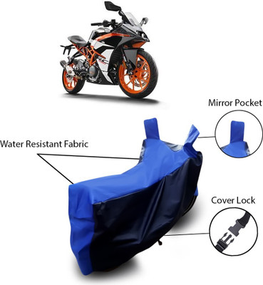 THE REAL ARV Waterproof Two Wheeler Cover for KTM(Blue, Black)