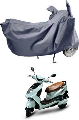 Amexride Two Wheeler Cover for Okinawa(Raise BS6, Grey)