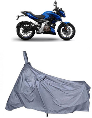 HEMSKAR Two Wheeler Cover for Bajaj(Pulsar NS-160, Silver)