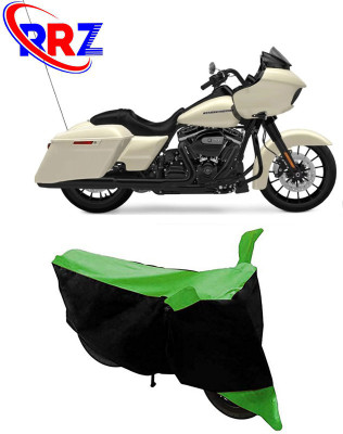 RRZ Waterproof Two Wheeler Cover for Harley Davidson(Road Glide Special, Black, Green)