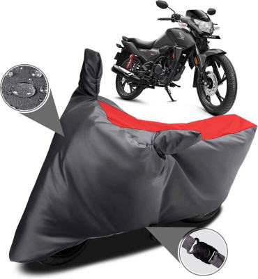 smwzxyu Waterproof Two Wheeler Cover for Honda(CB Shine SP, Red)