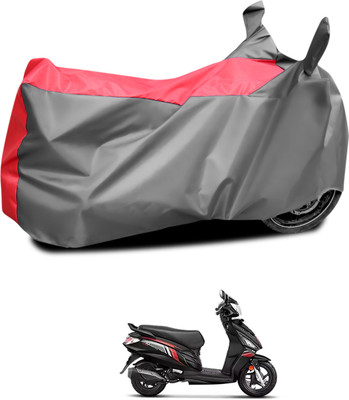 PAGORA Waterproof Two Wheeler Cover for Hero(Motocorp Maestro Edge 110 BS6, Grey, Red)