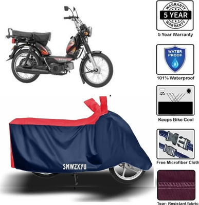 smwzxyu Waterproof Two Wheeler Cover for Honda, TVS, Bajaj(XL 1200, Red, Blue)
