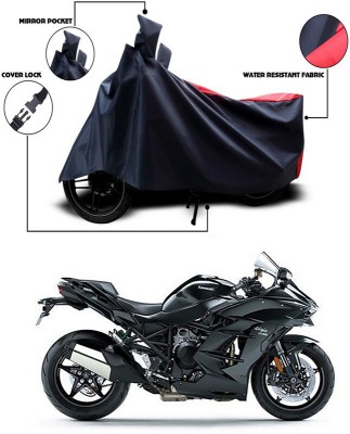 Ascension Two Wheeler Cover for Kawasaki(Ninja H2 SX, Blue, Red)