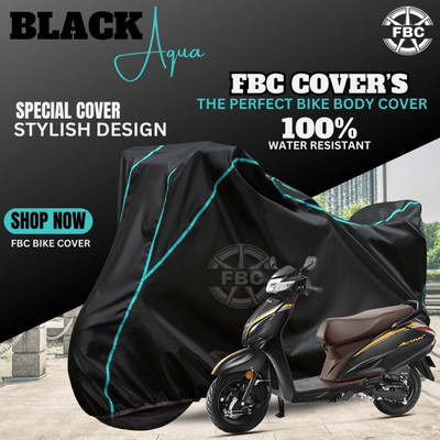 AutoGalaxy Waterproof Two Wheeler Cover for Honda(Activa 6G, Black)