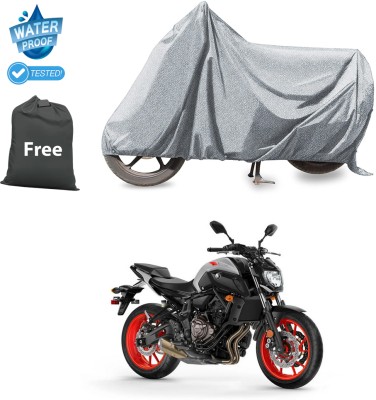 PAGORA Waterproof Two Wheeler Cover for Yamaha(MT 07, Silver)