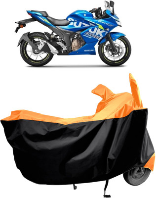 Amexride Two Wheeler Cover for Suzuki(Gixxer SF 250, Multicolor)