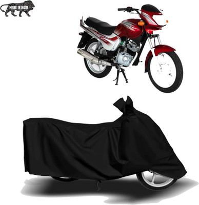 KEDIT Two Wheeler Cover for TVS(Victor GLX, Black)