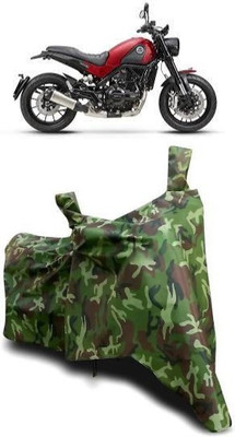 ATBROTHERS Waterproof Two Wheeler Cover for Benelli(Leoncino 800, Multicolor, Green)