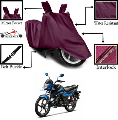 AASHTIK MART Two Wheeler Cover for Hero(MotoCorp Splendor Plus, Maroon)