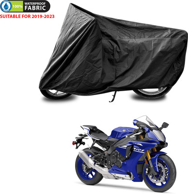PAGORA Waterproof Two Wheeler Cover for Yamaha(YZF-R1, Black)
