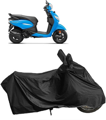 MMSSTAR Waterproof Two Wheeler Cover for Hero(Pleasure Plus, Black)