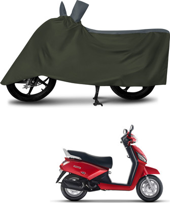 DeepShakshi AUTOMOTIVE Waterproof Two Wheeler Cover for Mahindra(Gusto, Multicolor)