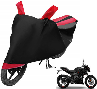 Auto Hub Two Wheeler Cover for Bajaj(Pulsar NS 160, Red)