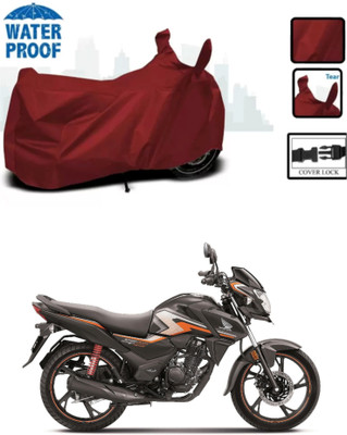 RAQTRO Waterproof Two Wheeler Cover for Honda(SP125, Maroon)