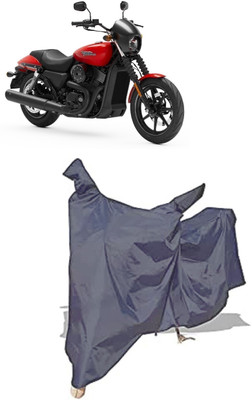 Amexride Two Wheeler Cover for Harley Davidson(Street 750, Grey)