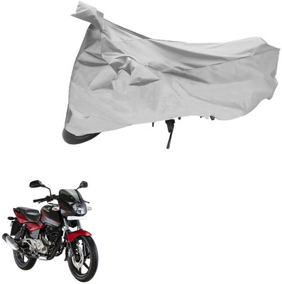 Mdstar Waterproof Two Wheeler Cover for Bajaj(Pulsar 180 DTS-i, Silver)