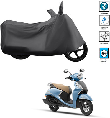 CODOKI Waterproof Two Wheeler Cover for Yamaha(Fascino 125 BS6, Grey)