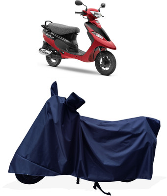 Tricway Two Wheeler Cover for TVS(Scooty Pep+ BS6, Blue)