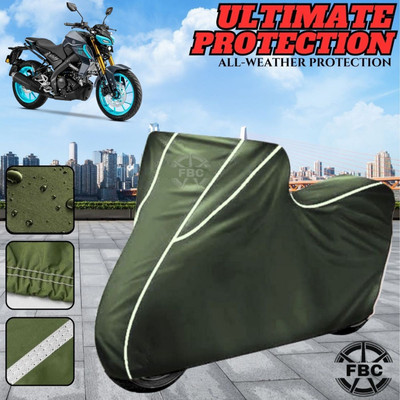 AutoGalaxy Waterproof Two Wheeler Cover for Yamaha(MT 15, Green)