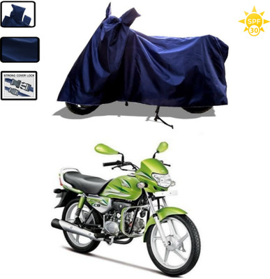 WMIZEXA Waterproof Two Wheeler Cover for Hero(HF Deluxe Eco, Blue)