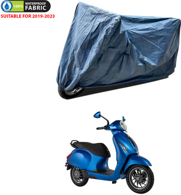 PAGORA Waterproof Two Wheeler Cover for Bajaj(Chetak, Blue)