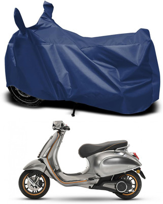 RABABLI Waterproof Two Wheeler Cover for Vespa(Elettrica, Blue)
