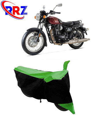 RRZ Waterproof Two Wheeler Cover for Benelli(Imperiale 400, Black, Green)
