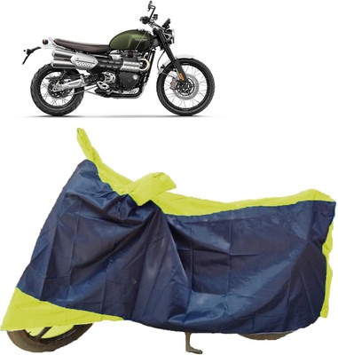 AutoFave Two Wheeler Cover for Triumph(Scrambler, Multicolor)