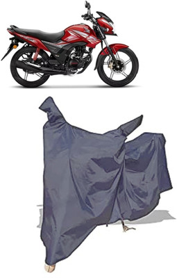 Amexride Two Wheeler Cover for Honda(CB Shine SP, Grey)