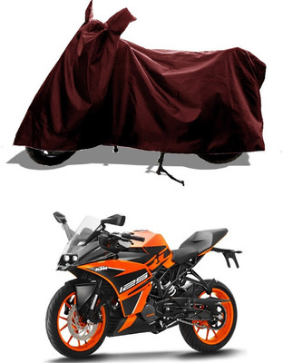 GROFATIK Two Wheeler Cover for KTM(RC 125, Maroon)