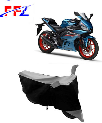 FFZ Waterproof Two Wheeler Cover for Yamaha(YZF R25, Black, Grey)