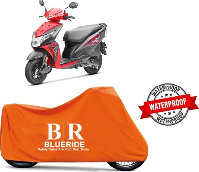 BLUERIDE Two Wheeler Cover for Honda(Dio, Orange)