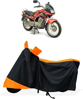 Tricway Two Wheeler Cover for Kinetic(GF Lazer, Orange)