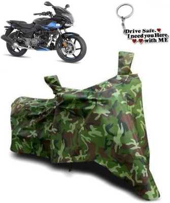 Fclues STORE Two Wheeler Cover for Bajaj(Pulsar 220F, Multicolor)