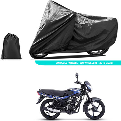 CODOKI Waterproof Two Wheeler Cover for Bajaj(CT110, Black)