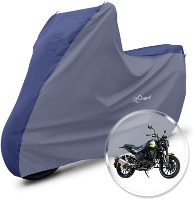 Neodrift Two Wheeler Cover for Benelli(Leoncino 250, Blue, Grey)