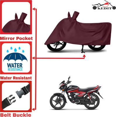 AASHTIK MART Two Wheeler Cover for Honda(CB Shine, Maroon)