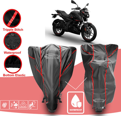Defendo Waterproof Two Wheeler Cover for Bajaj(Pulsar N160, Grey)