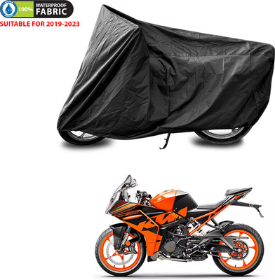 PAGORA Waterproof Two Wheeler Cover for KTM(RC 200 BS6, Black)