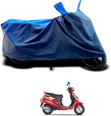 CODOKI Waterproof Two Wheeler Cover for Mahindra(Duro, Black, Blue)