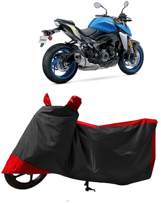 GROFATIK Two Wheeler Cover for Suzuki(GSX S1000, Red)