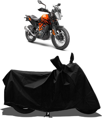 Tricway Waterproof Two Wheeler Cover for KTM(390 Adventure BS6, Black)
