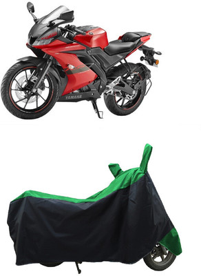 Coxtor Waterproof Two Wheeler Cover for Yamaha(YZF R15 V3, Green)