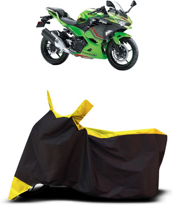 VESMEI Two Wheeler Cover for Kawasaki(Ninja 400 BS6, Yellow)