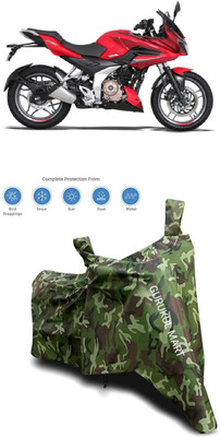 gurukul mart Waterproof Two Wheeler Cover for Bajaj(Pulsar, Black)