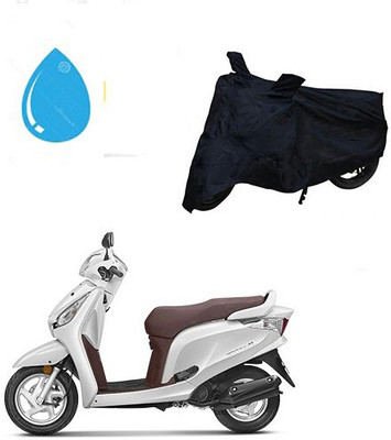 DeepShakshi AUTOMOTIVE Waterproof Two Wheeler Cover for Honda(Aviator, Black)
